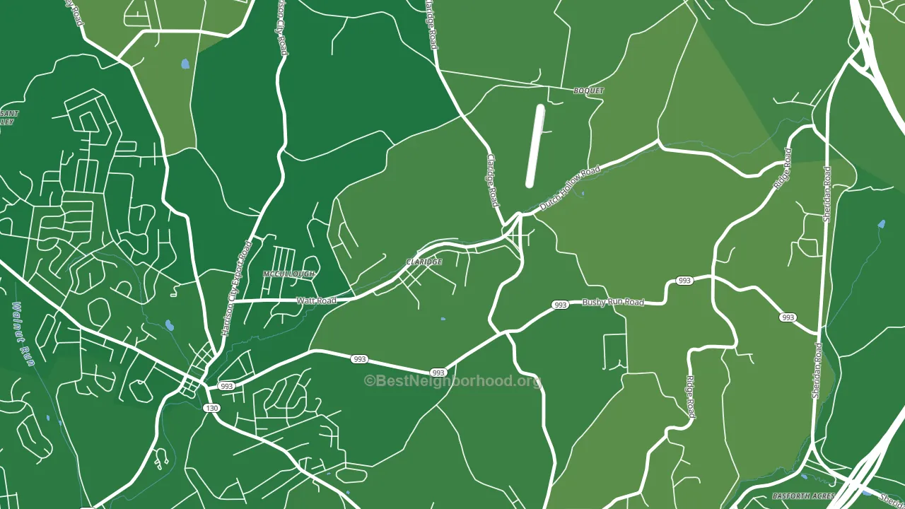 15623, PA block-group voter-turnout map