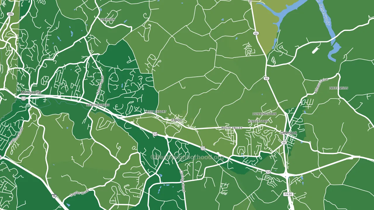 15632, PA block-group voter-turnout map