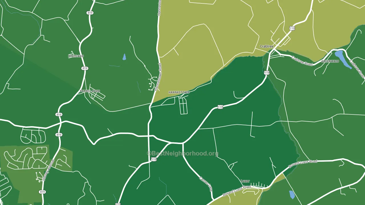 15635, PA block-group voter-turnout map