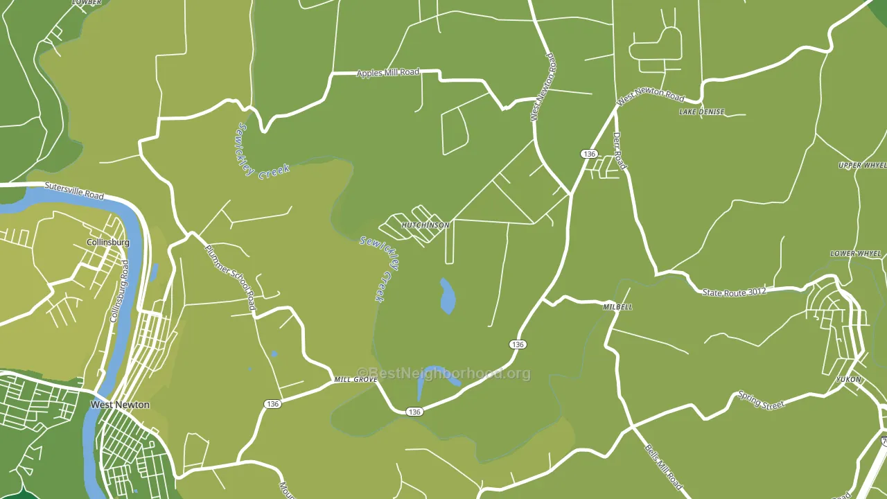 15640, PA block-group voter-turnout map