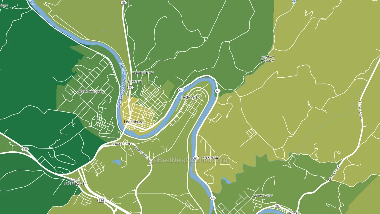 15641, PA block-group voter-turnout map