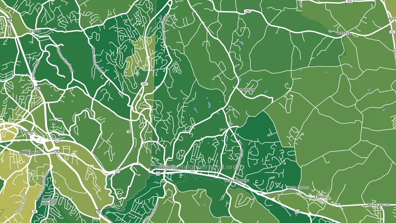 15668, PA block-group voter-turnout map