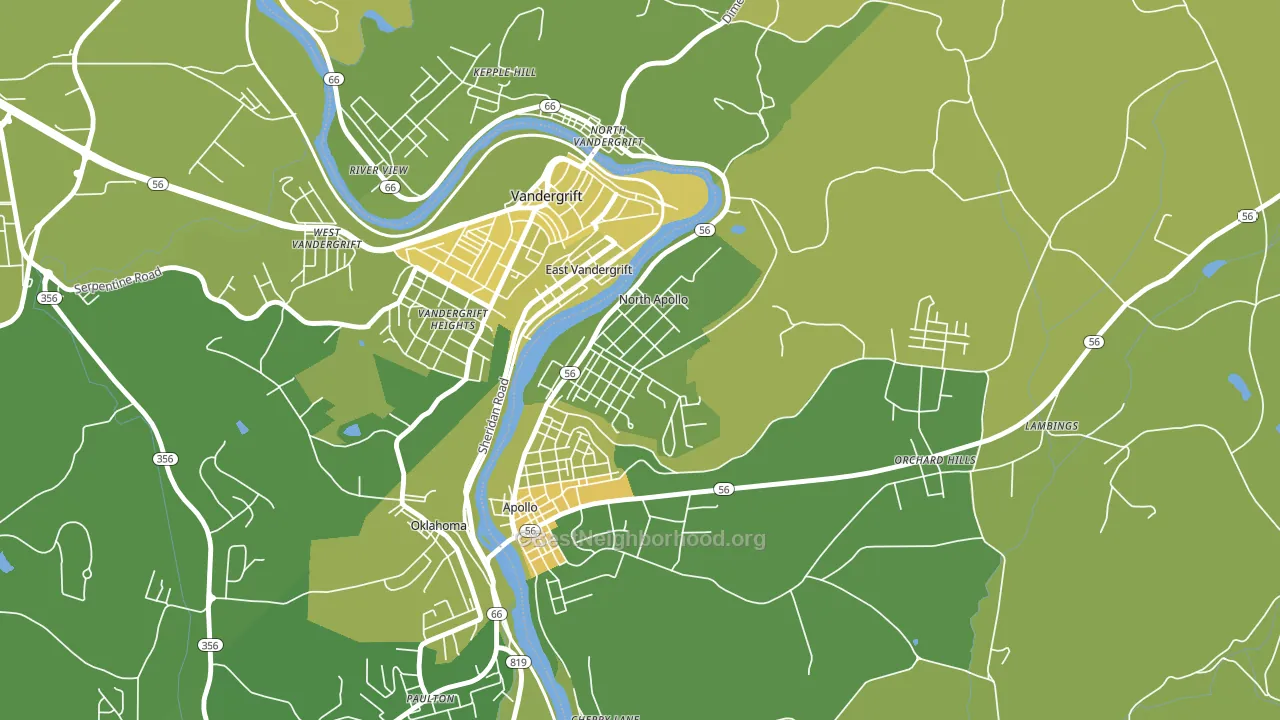 15673, PA block-group voter-turnout map