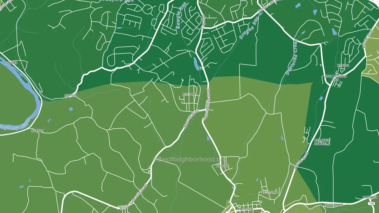 15678, PA block-group voter-turnout map