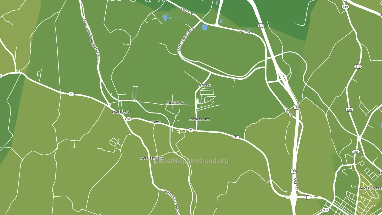 15688, PA block-group voter-turnout map