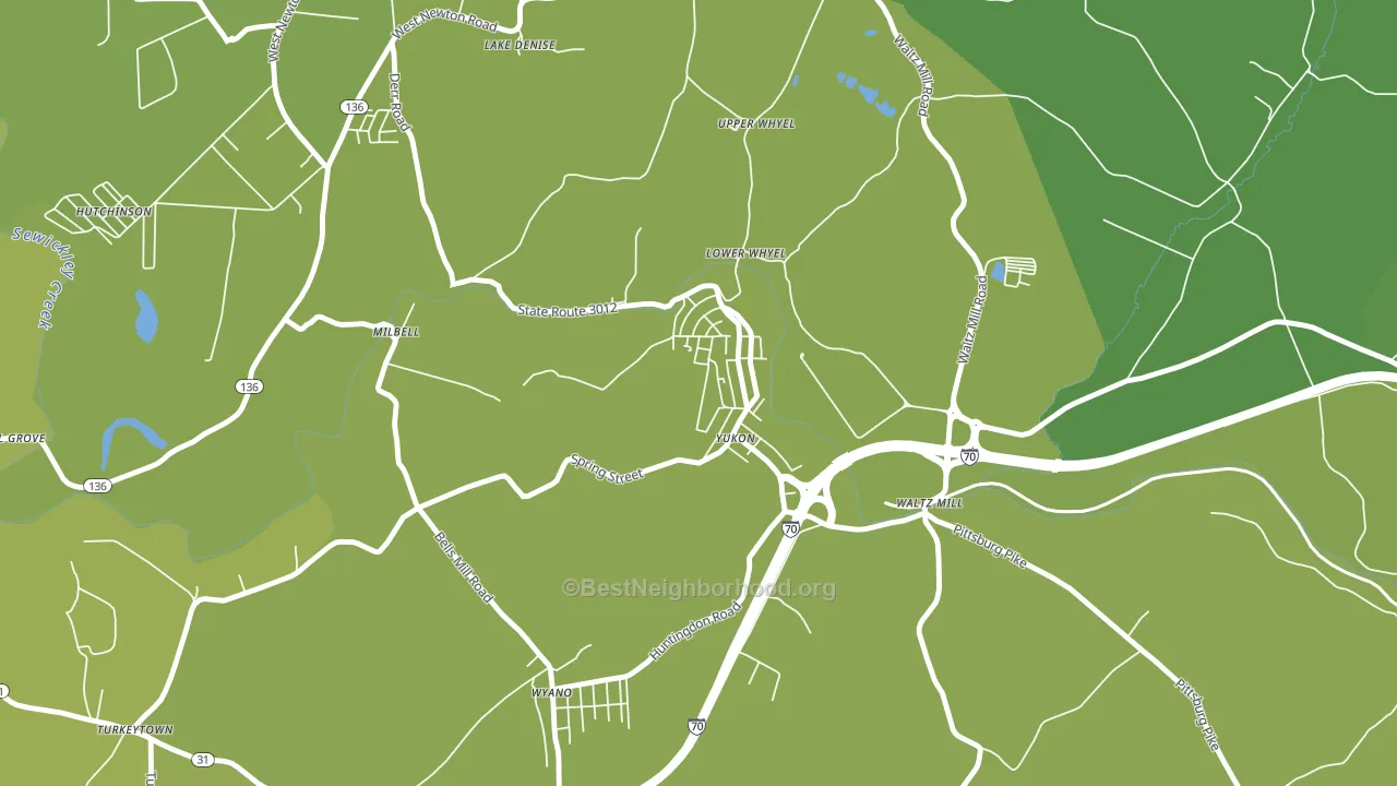 15698, PA block-group voter-turnout map