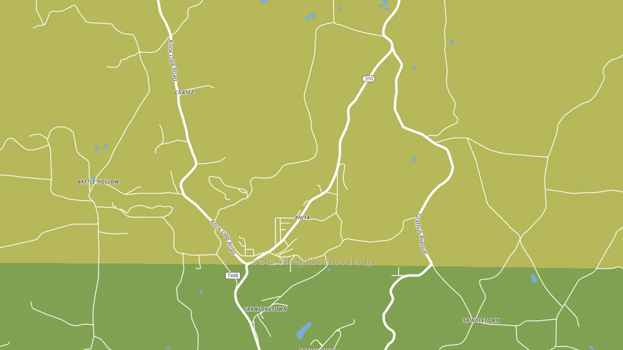 15711, PA block-group voter-turnout map
