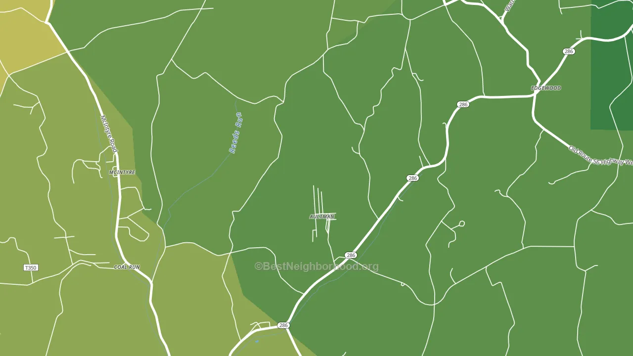 15713, PA block-group voter-turnout map
