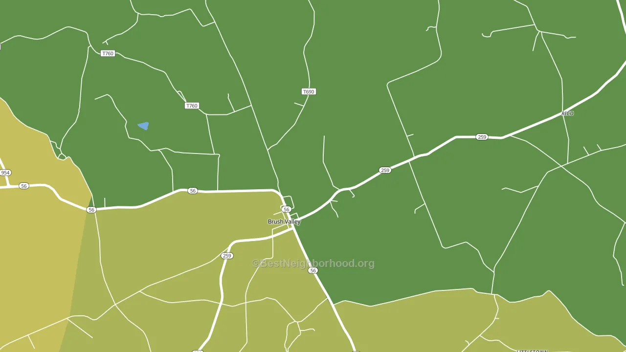 15720, PA block-group voter-turnout map