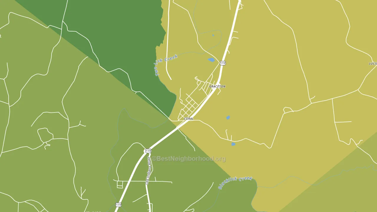 15731, PA block-group voter-turnout map