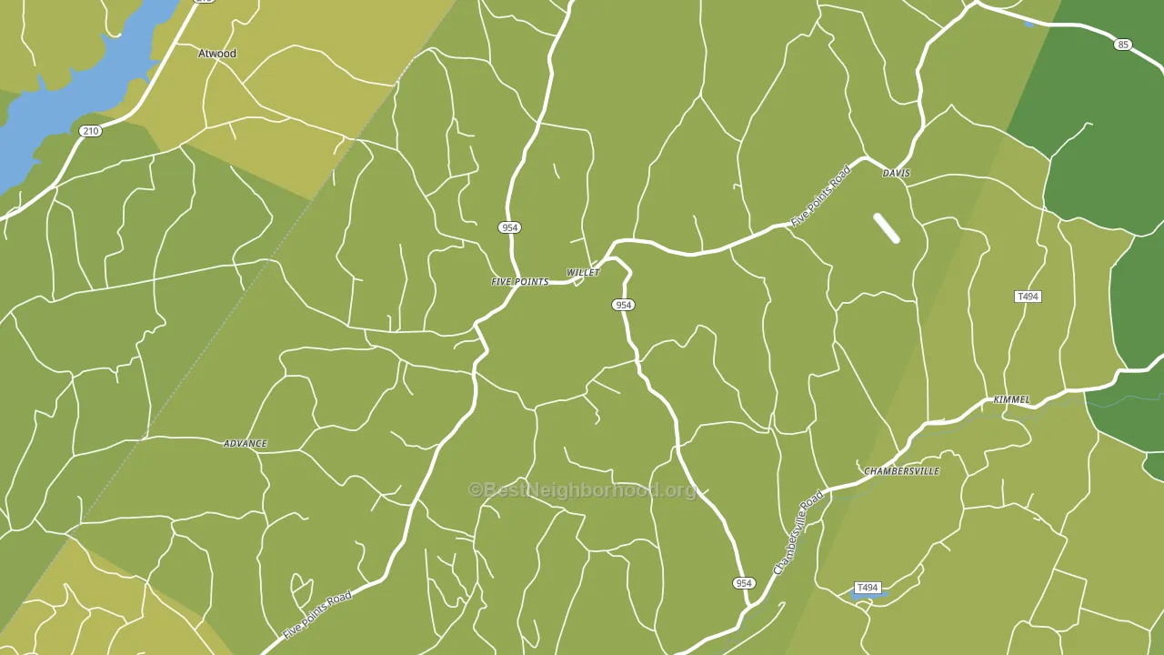 15732, PA block-group voter-turnout map