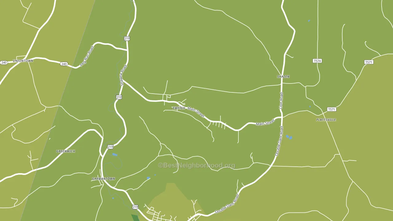 15738, PA block-group voter-turnout map
