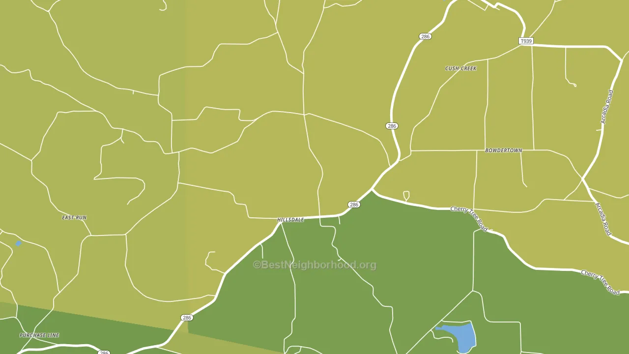 15746, PA block-group voter-turnout map