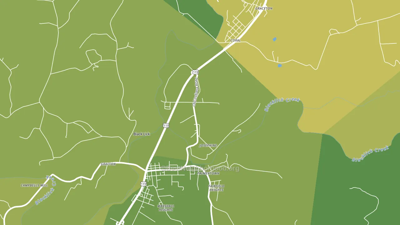 15750, PA block-group voter-turnout map