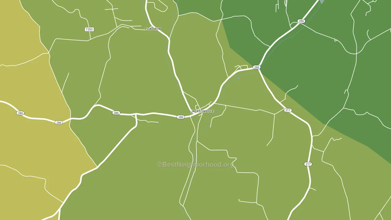 15752, PA block-group voter-turnout map