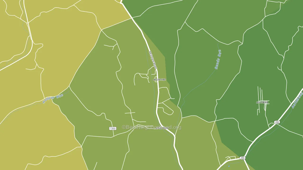 15756, PA block-group voter-turnout map