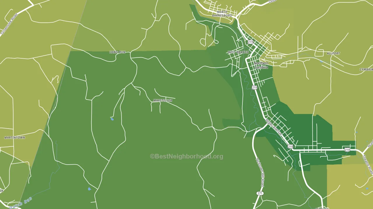15760, PA block-group voter-turnout map