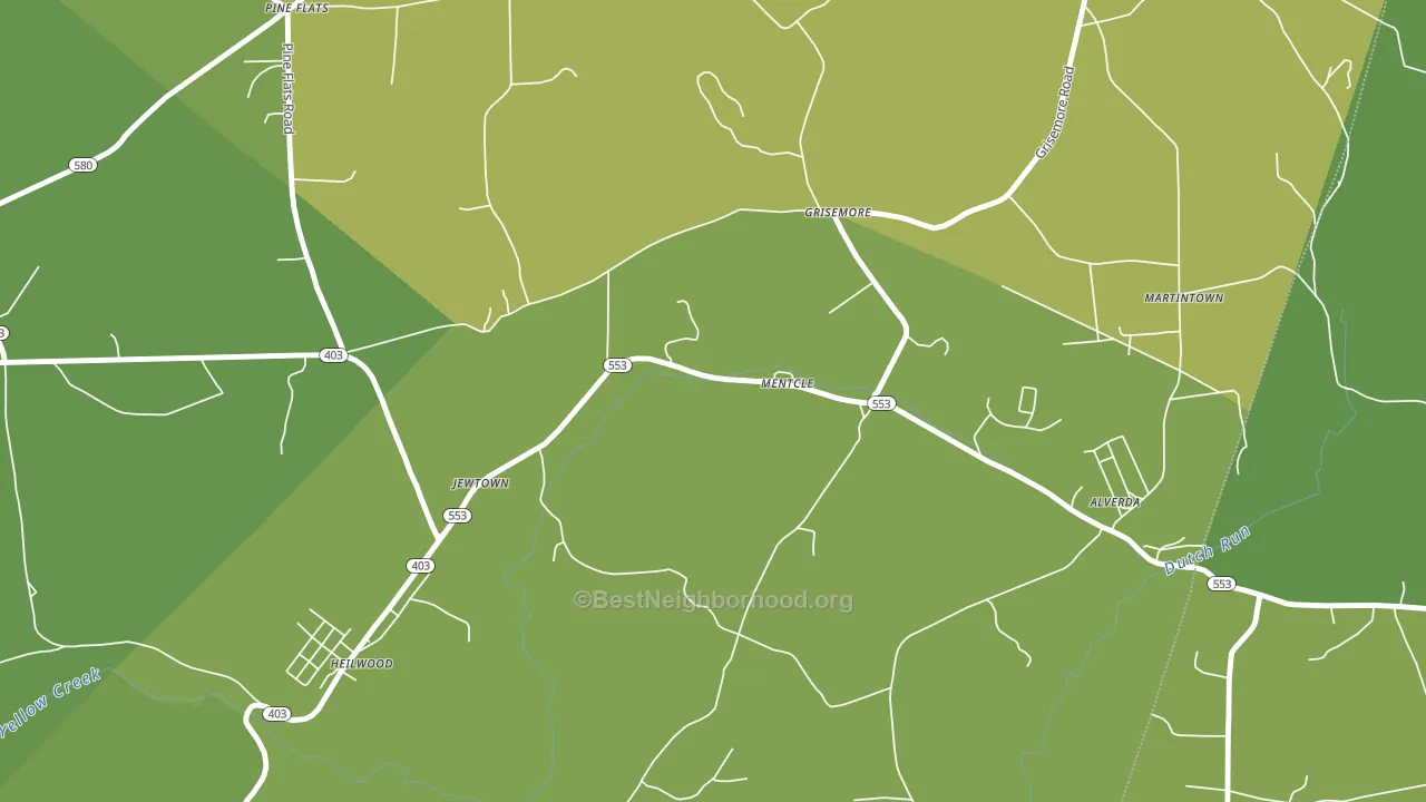 15761, PA block-group voter-turnout map