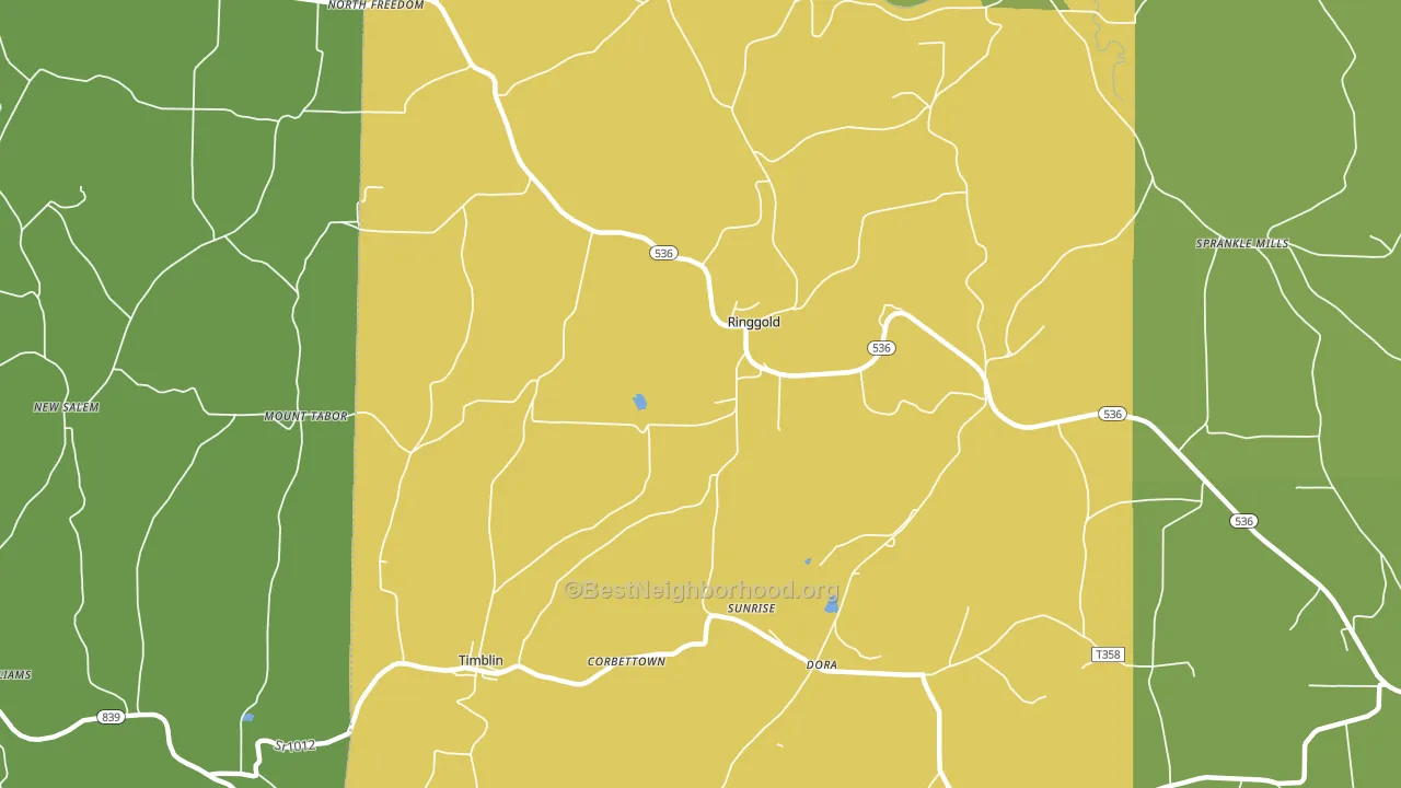 15770, PA block-group voter-turnout map