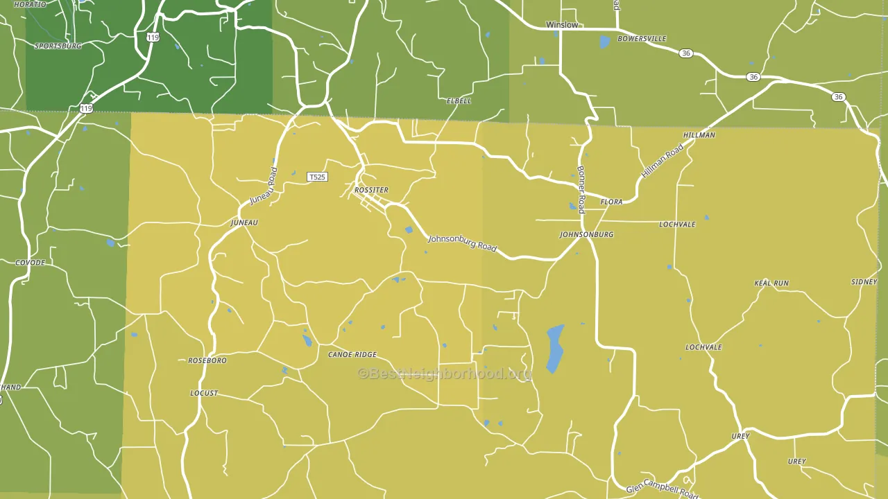 15772, PA block-group voter-turnout map