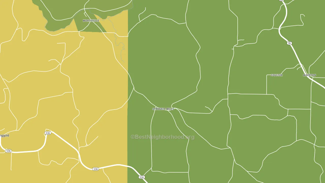 15776, PA block-group voter-turnout map