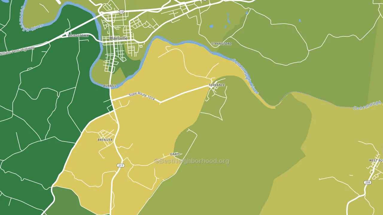 15779, PA block-group voter-turnout map