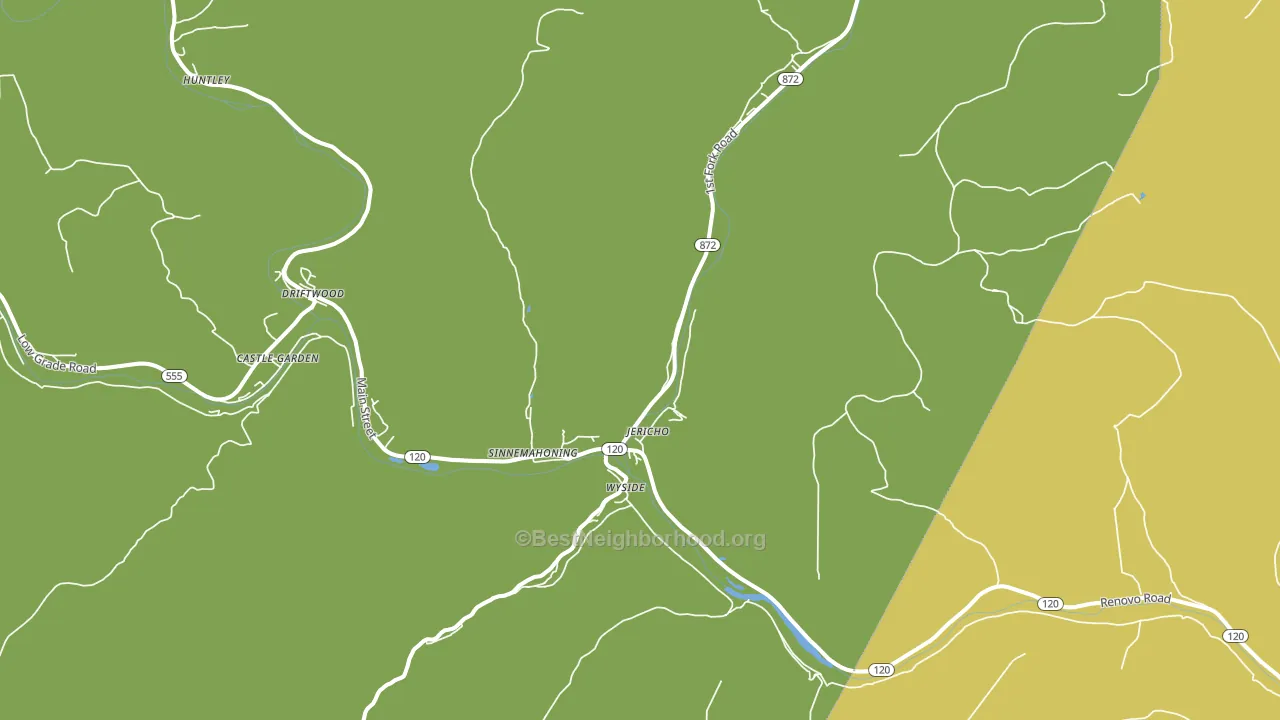 15861, PA block-group voter-turnout map