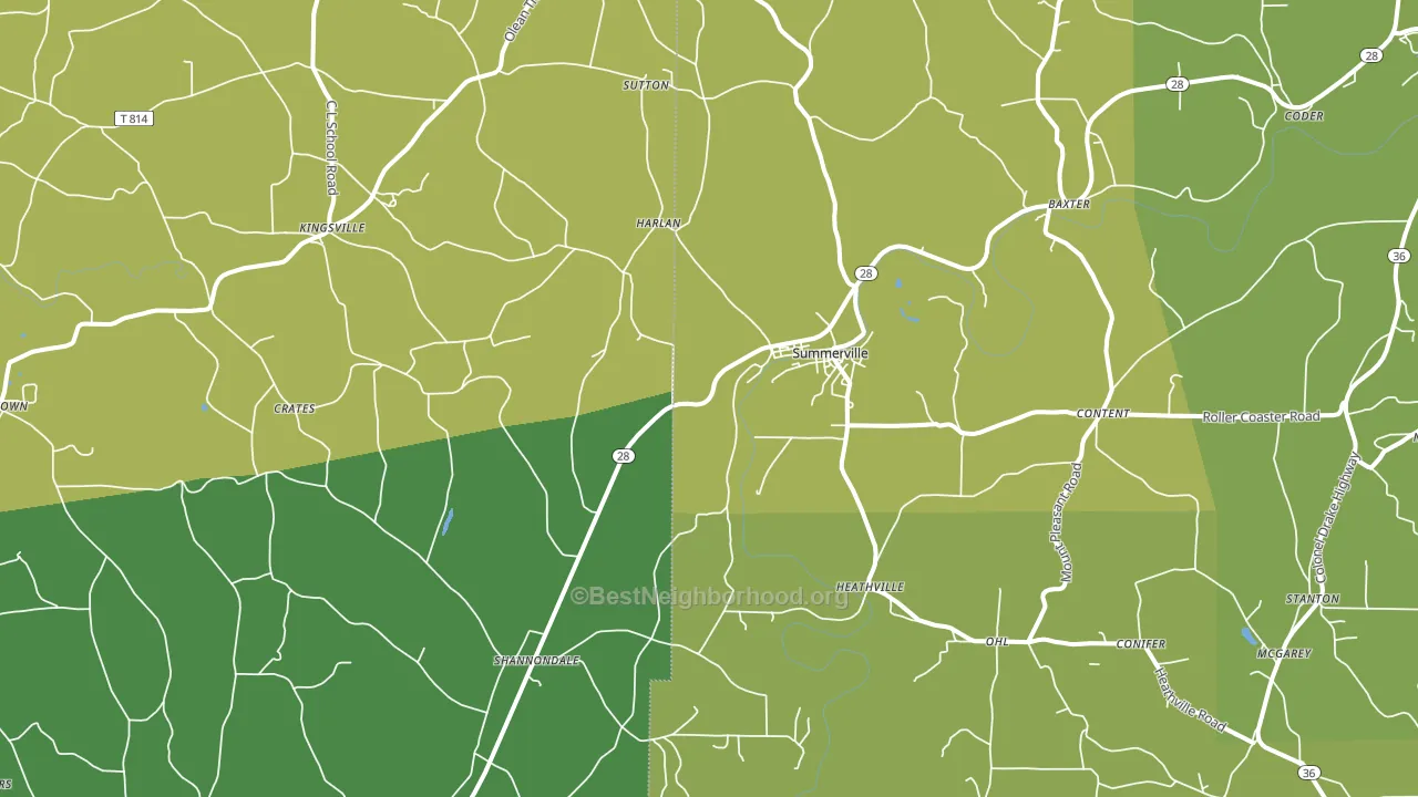 15864, PA block-group voter-turnout map