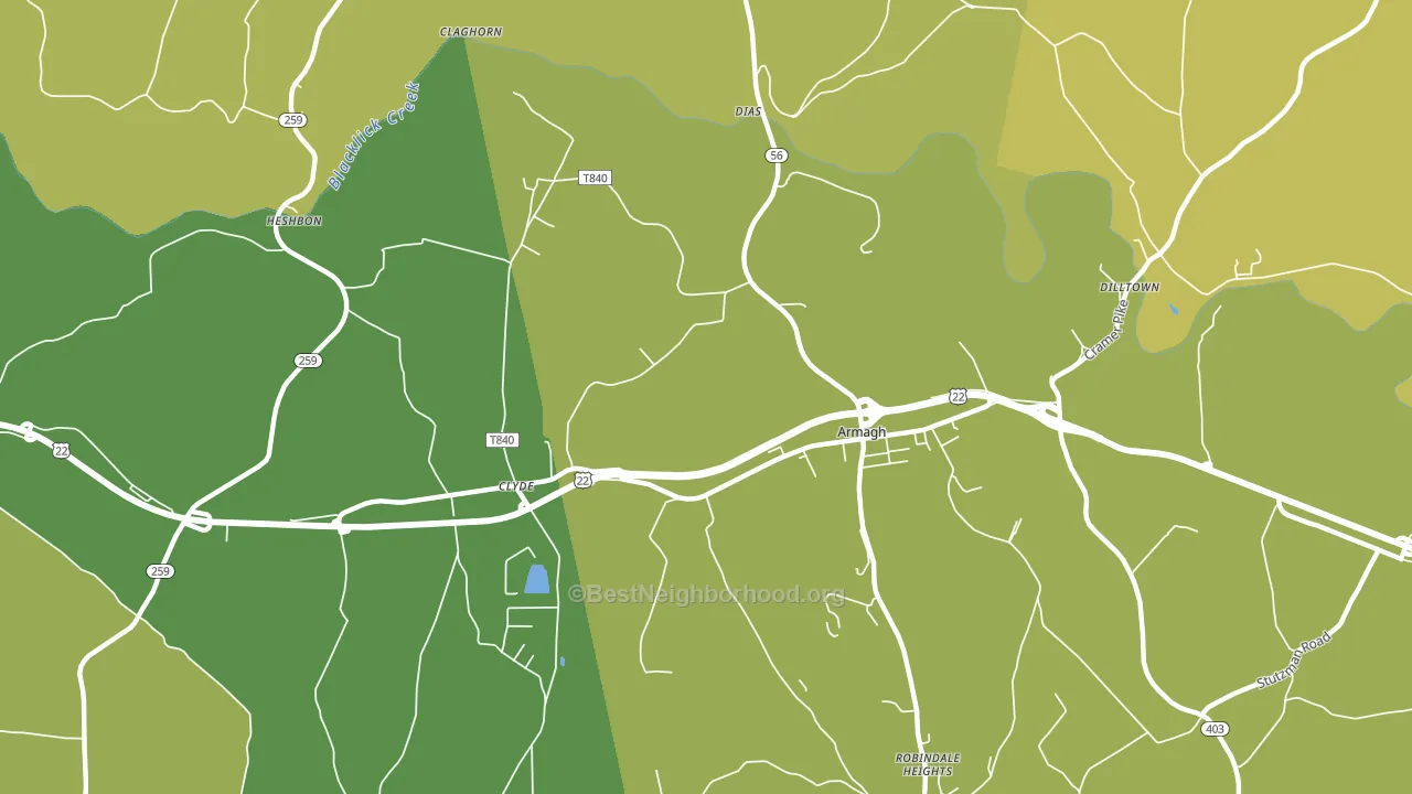 15920, PA block-group voter-turnout map