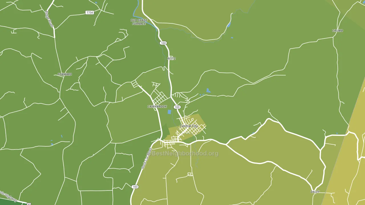 15924, PA block-group voter-turnout map