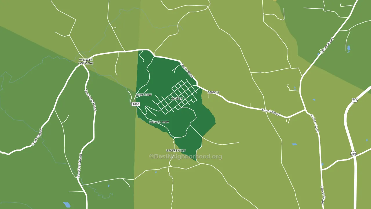 15927, PA block-group voter-turnout map