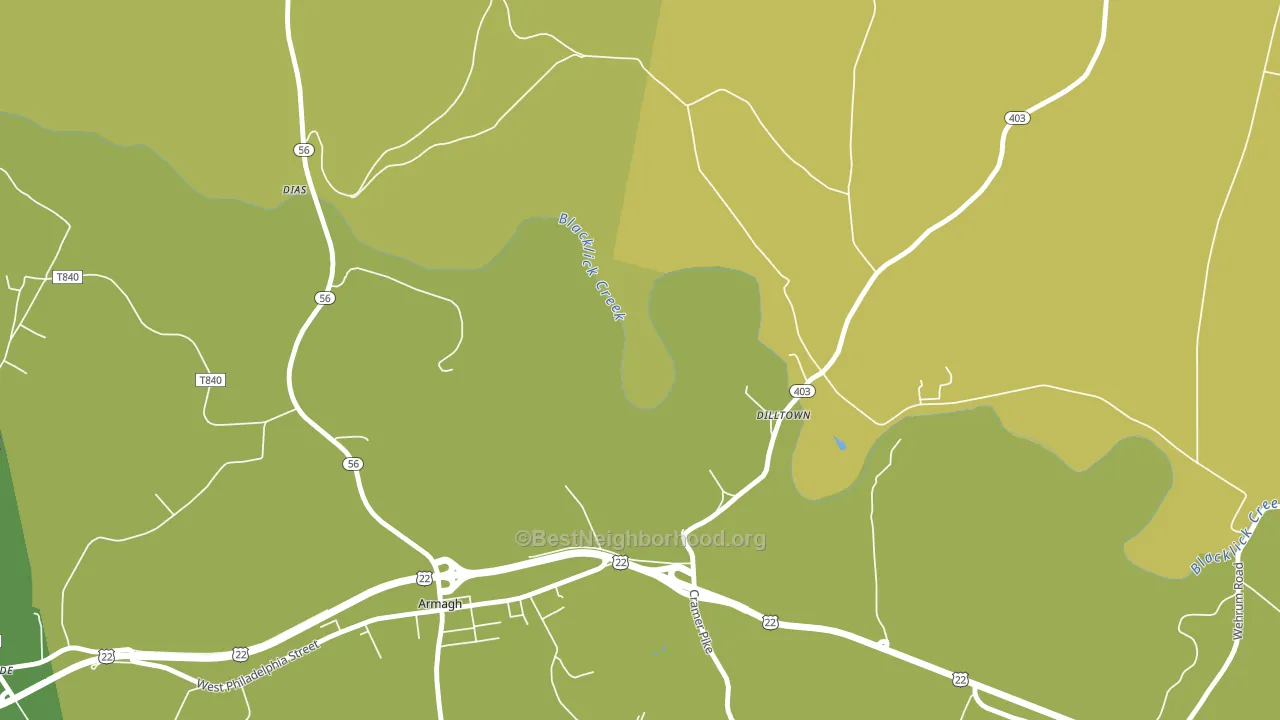 15929, PA block-group voter-turnout map