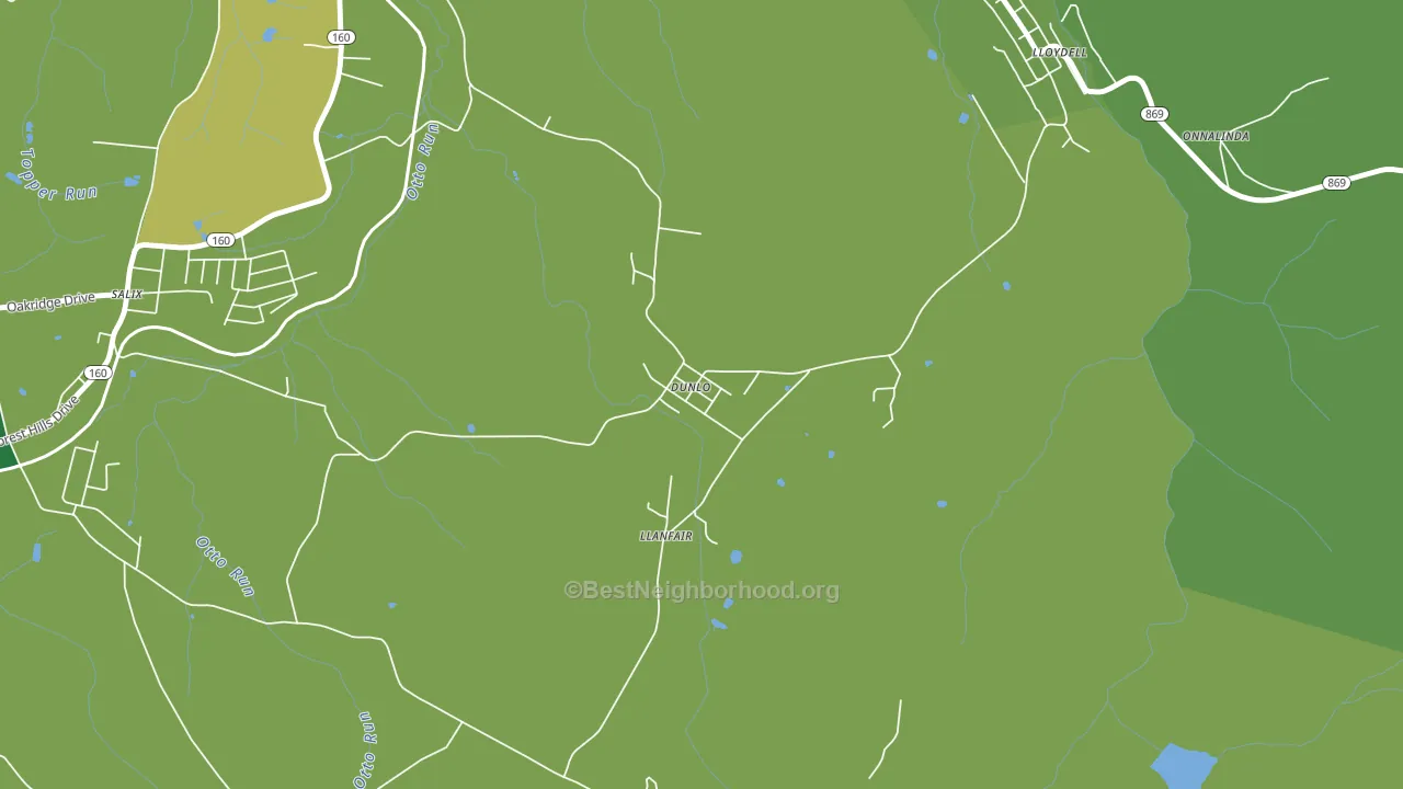 15930, PA block-group voter-turnout map