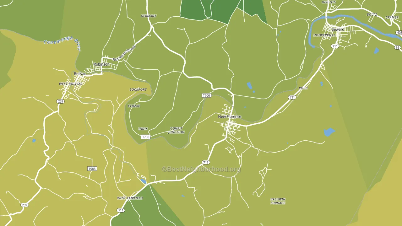 15944, PA block-group voter-turnout map