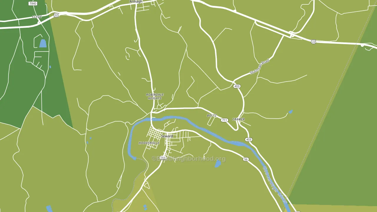 15954, PA block-group voter-turnout map