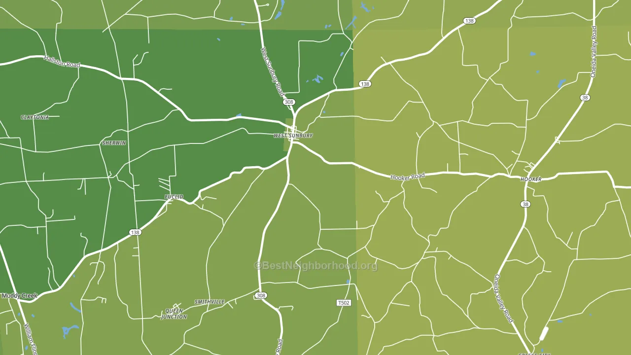 16061, PA block-group voter-turnout map