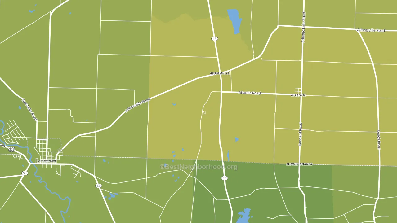 16110, PA block-group voter-turnout map