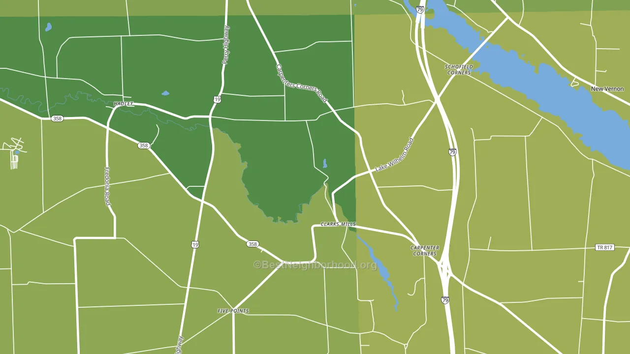 16114, PA block-group voter-turnout map