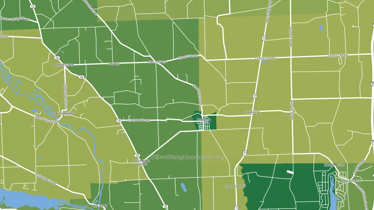 16124, PA block-group voter-turnout map