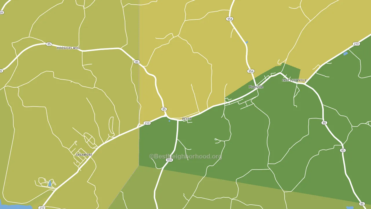 16211, PA block-group voter-turnout map