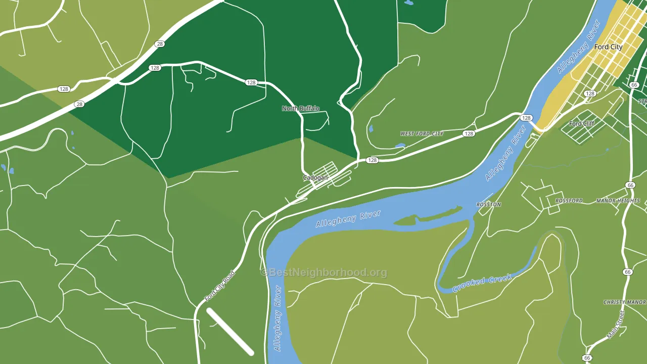 16212, PA block-group voter-turnout map