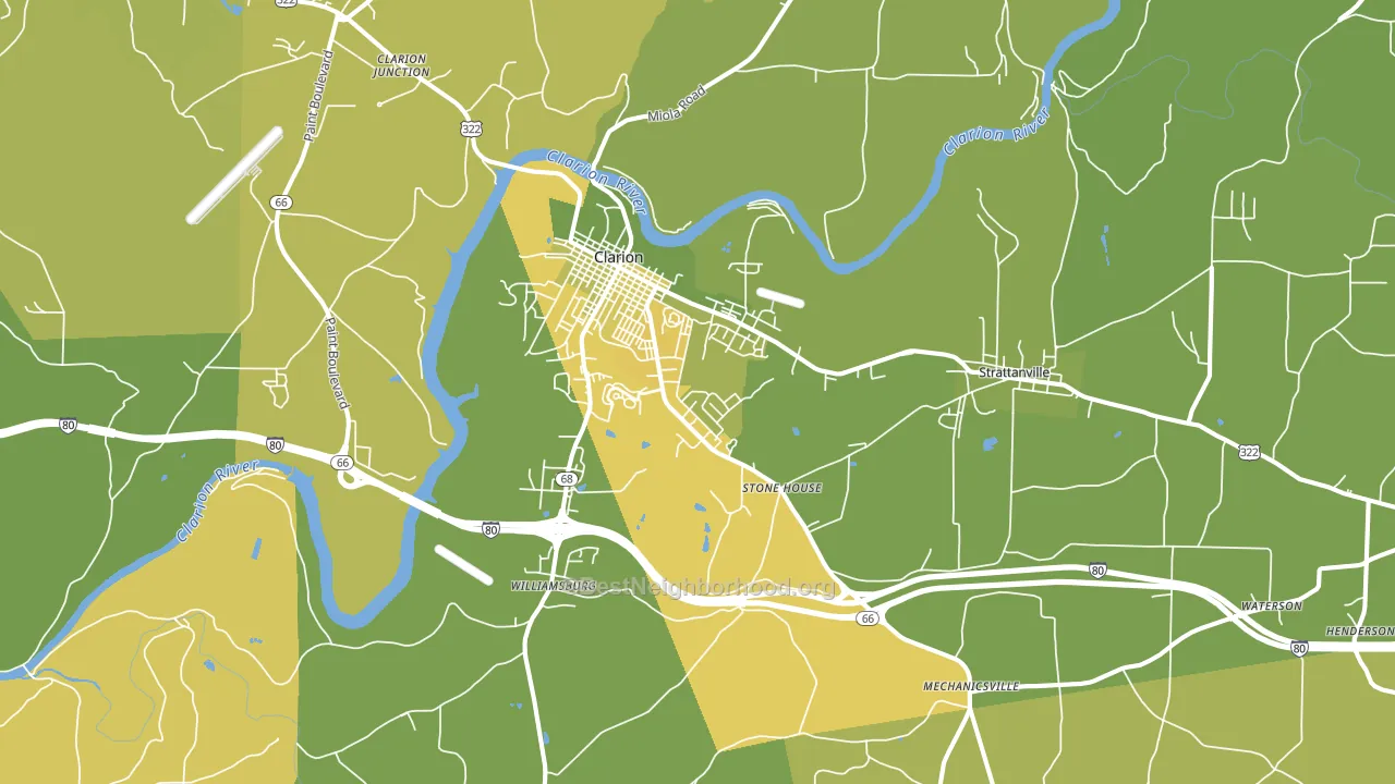 16214, PA block-group voter-turnout map