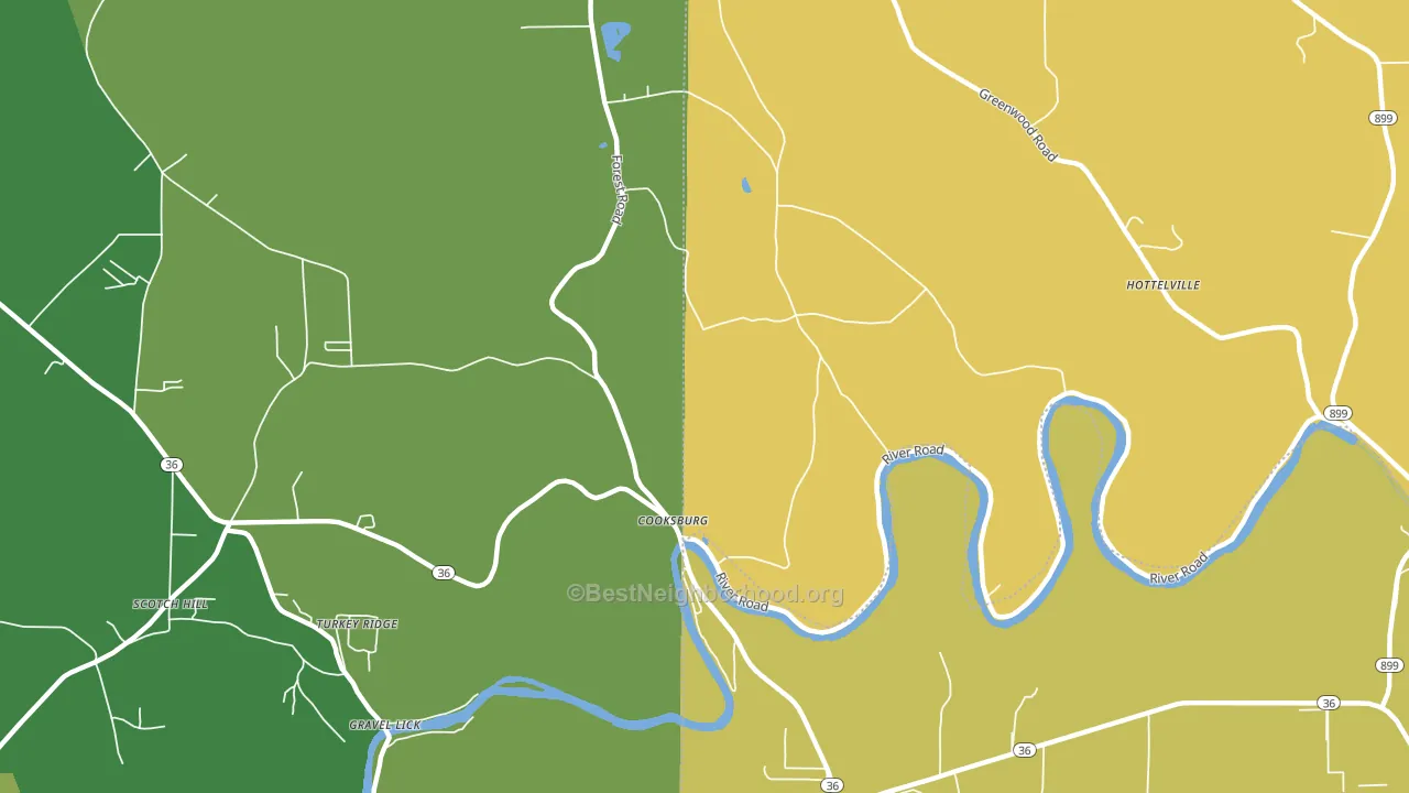 16217, PA block-group voter-turnout map