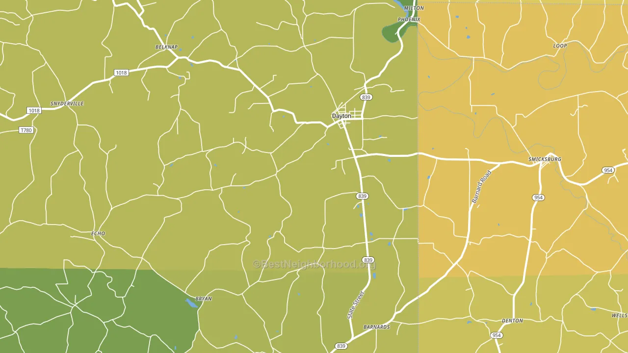16222, PA block-group voter-turnout map