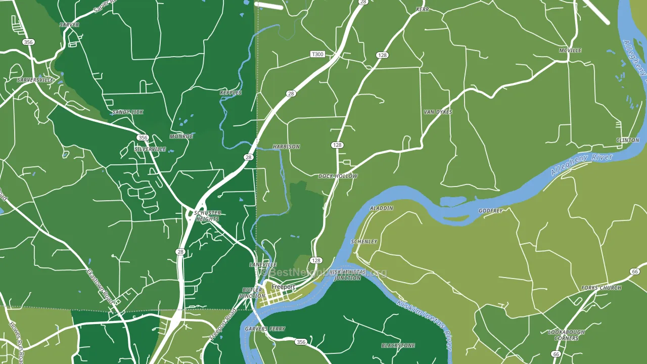 16229, PA block-group voter-turnout map