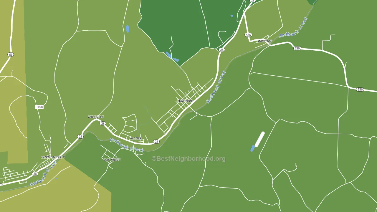 16230, PA block-group voter-turnout map