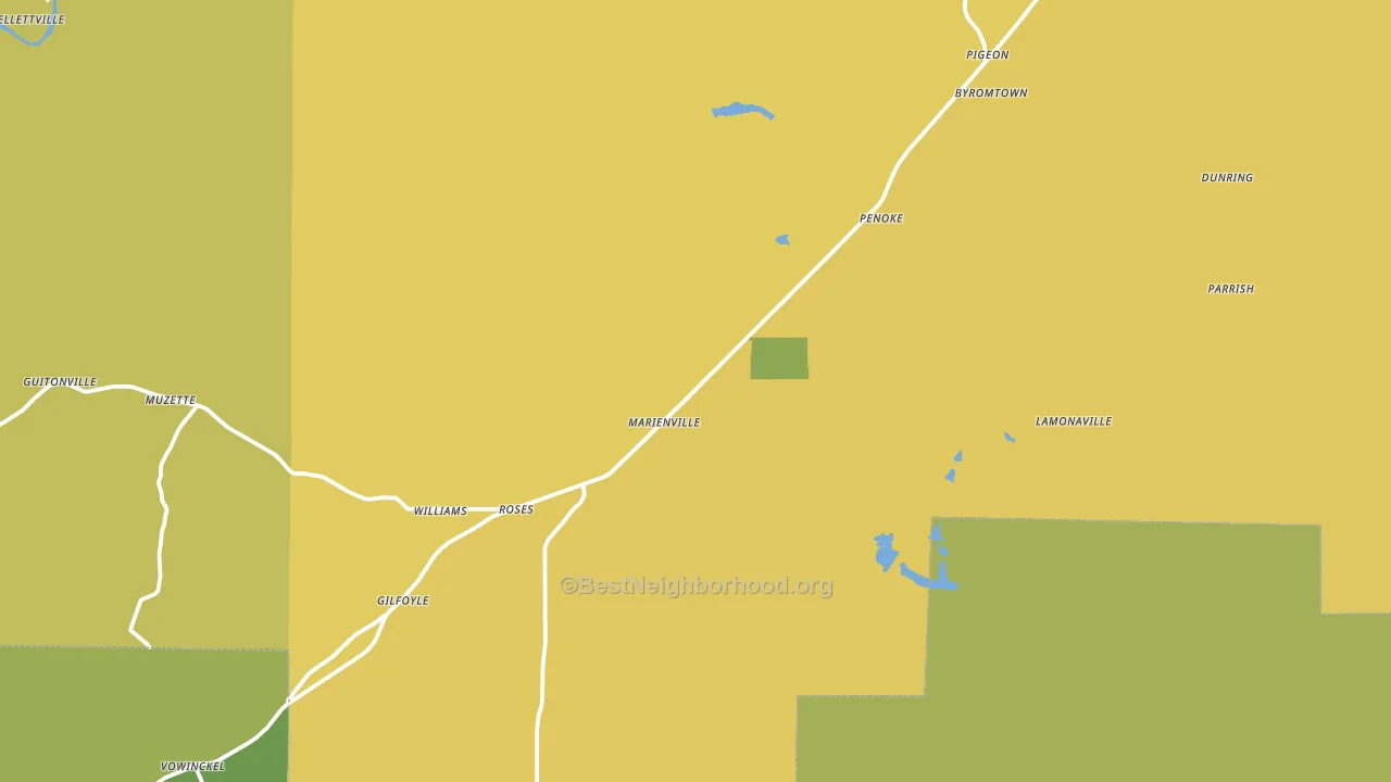 16239, PA block-group voter-turnout map