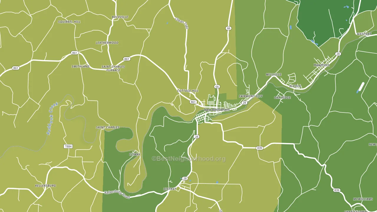 16242, PA block-group voter-turnout map