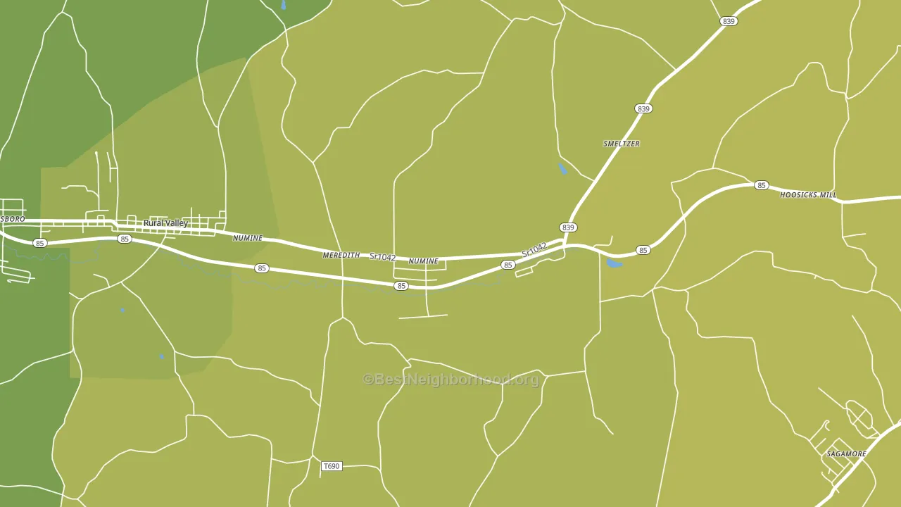 16244, PA block-group voter-turnout map