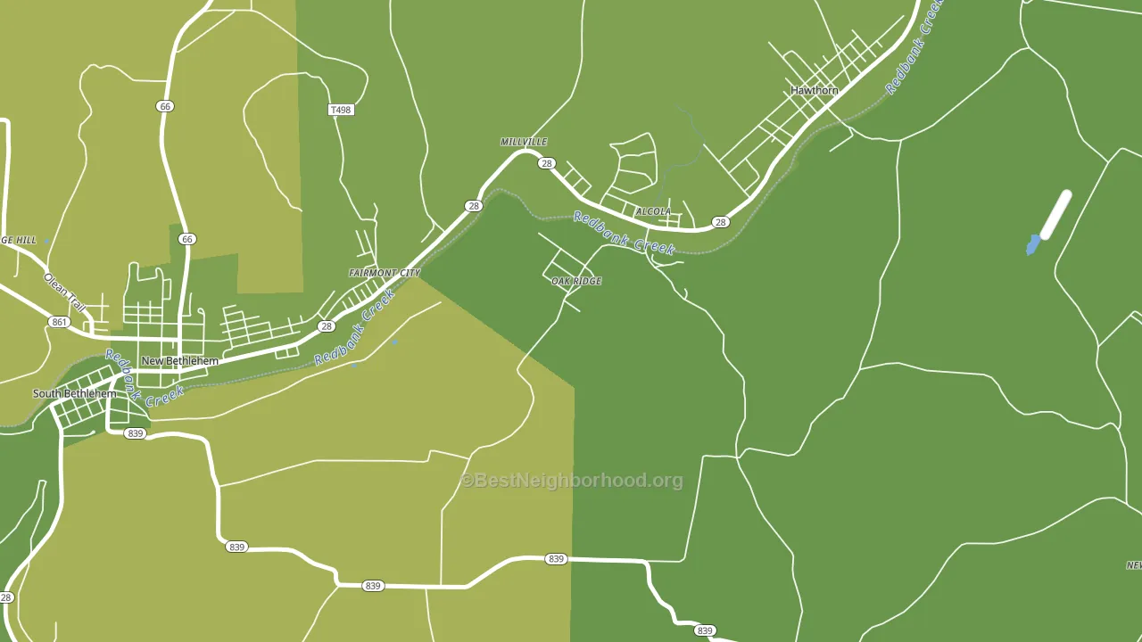 16245, PA block-group voter-turnout map